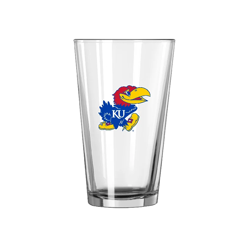 Team Mug Vintage-Kansas 16oz Logo Pint Glass