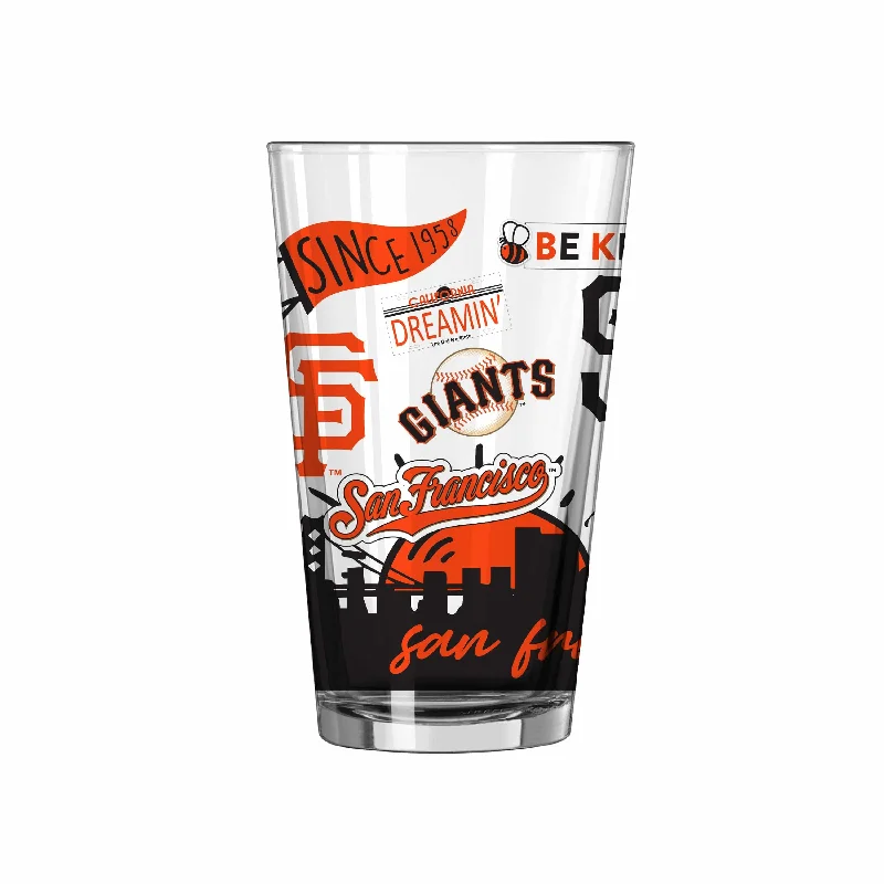 Team Mug Fantasy-San Francisco Giants 16oz Native Pint Glass