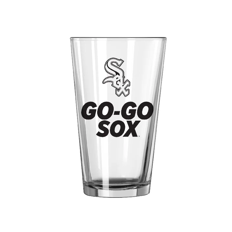 Team Mug Brother-Chicago White Sox 16oz Slogan Pint Glass