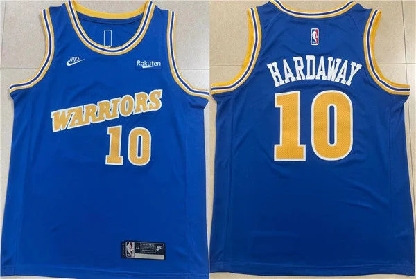 Basketball Jersey Jogging-Men's Golden State Warriors #10 Tim Hardaway Royal Stitched Basketball Jersey