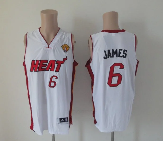 Basketball Jersey Trending-Heat 6 James White 2013 Finals Edition Basketball Jerseys