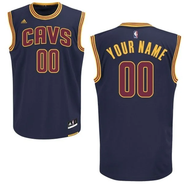 Basketball Jersey Polyester-Cleveland Cavaliers Blue Men's Customize New Rev 30 Basketball Jersey