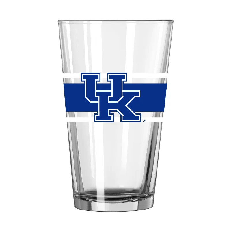 Team Mug Small-Kentucky 16oz Stripe Pint Glass