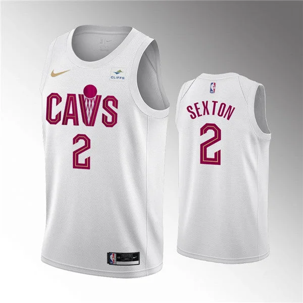 Basketball Jersey Slam Dunk-Men's Cleveland Cavaliers #2 Collin Sexton Association Edition Stitched Basketball Basketball Jersey