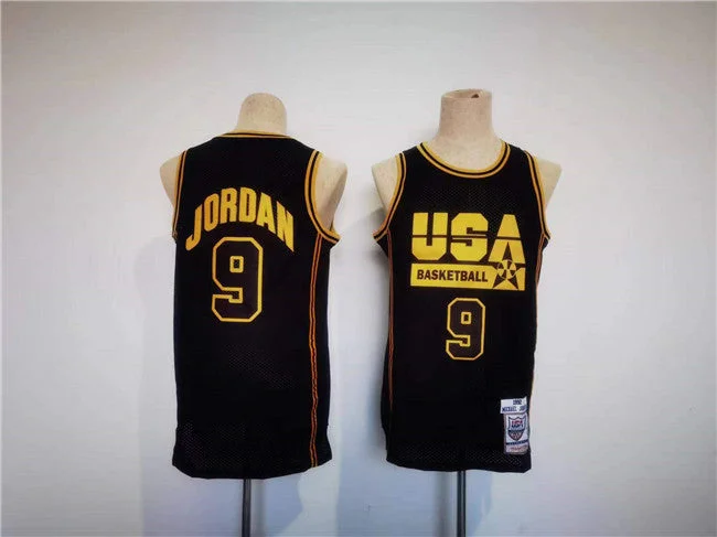 Basketball Jersey Festival-Men's Shohoku #9 Jordan Black Stitched Basketball Basketball Jersey