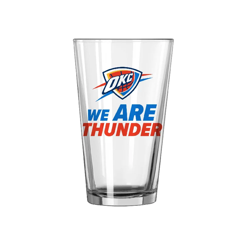 Team Mug Anime-Oklahoma City Thunder 16oz Slogan Pint Glass