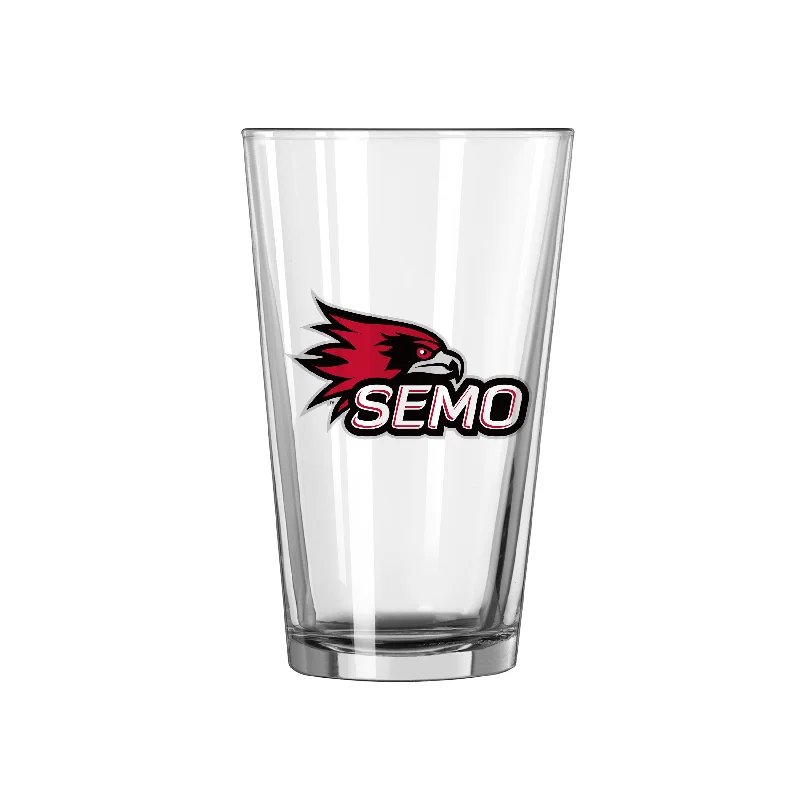 Team Mug Gift-Southeast Missouri State 16oz Logo Pint Glass