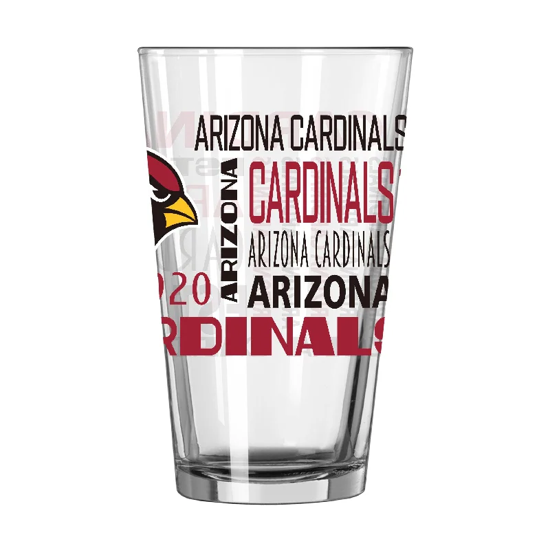 Team Mug Stylish-Arizona Cardinals 16oz Spirit Pint Glass